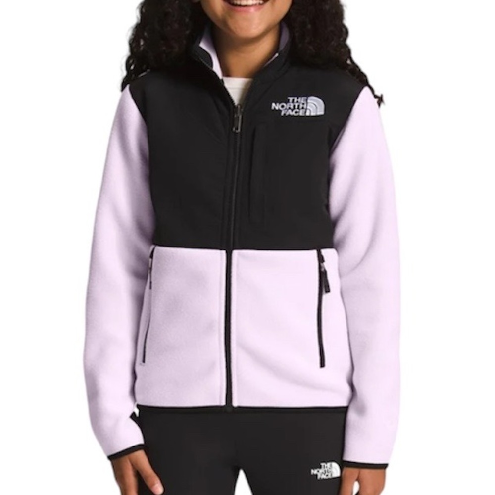 The North Face Teen Denali Lavender Fog Fleece Jacket - Picture 12 of 14